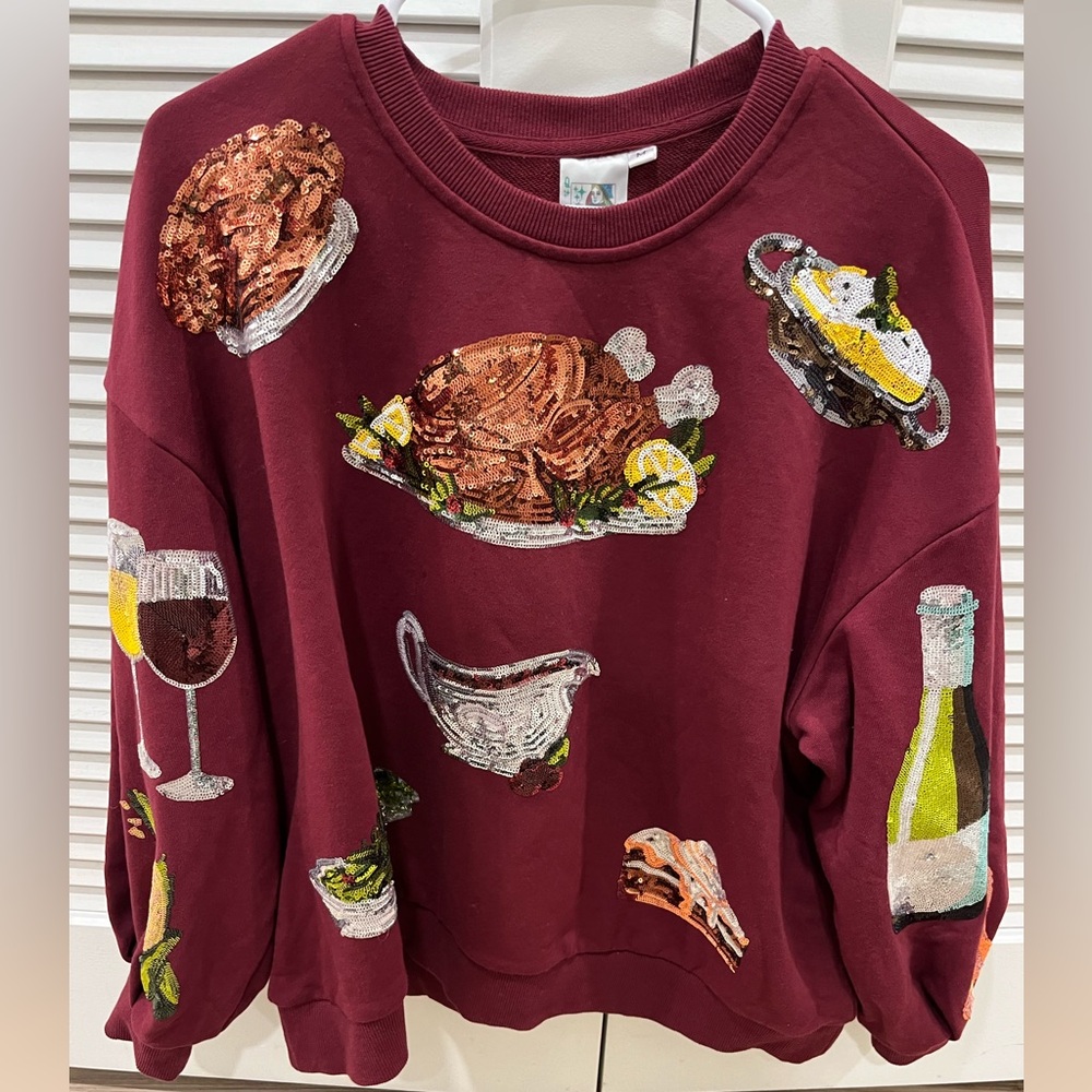 Queen of Sparkles Thanksgiving Sweatshirt